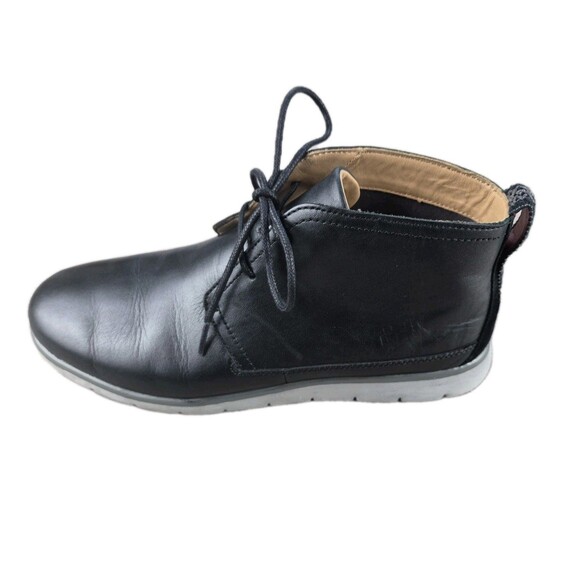UGG Australia Energ Chukka Boots Men Sz US 11 Black Leather Lightweight 1017277 main image 6